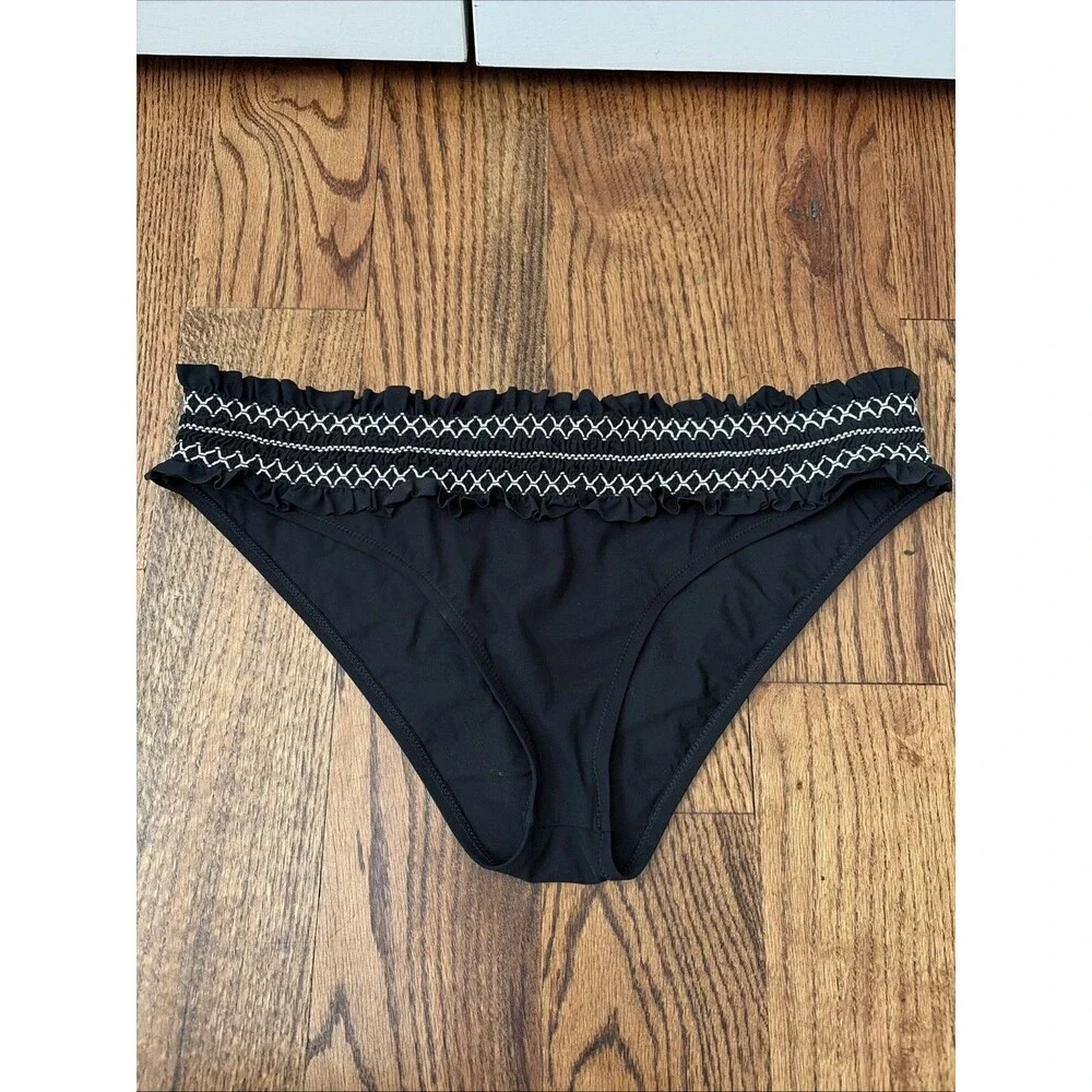 Tory Burch 260011 Women's Costa Hipster Bikini Bottom Swimwear Size Large